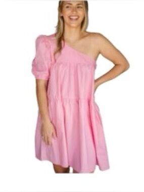 NWT Things between Pink Off the shoulder dress